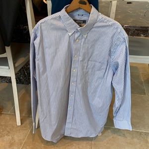 Kenneth Cole blue striped button down, NWOT